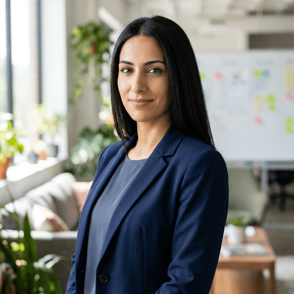 Amanda Walsh, plumbing company manager