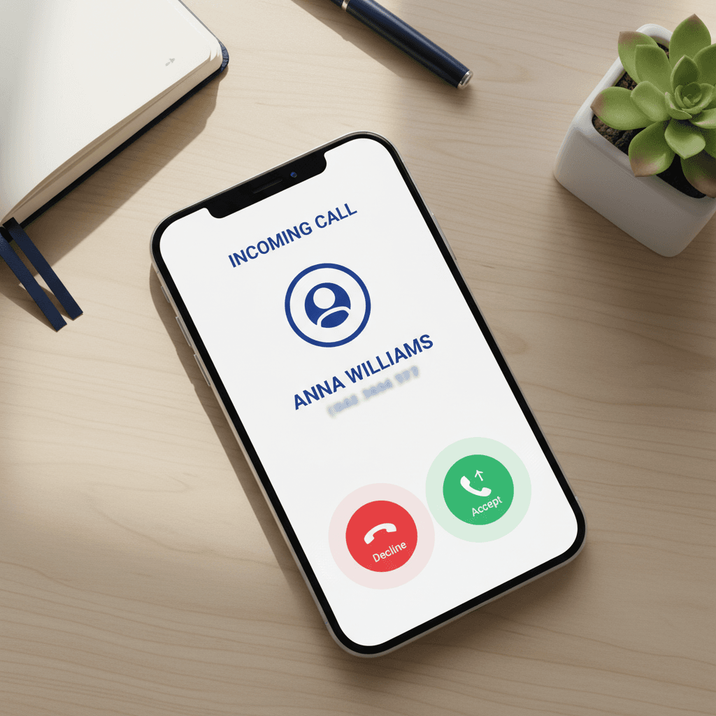 24/7 call answering on mobile device