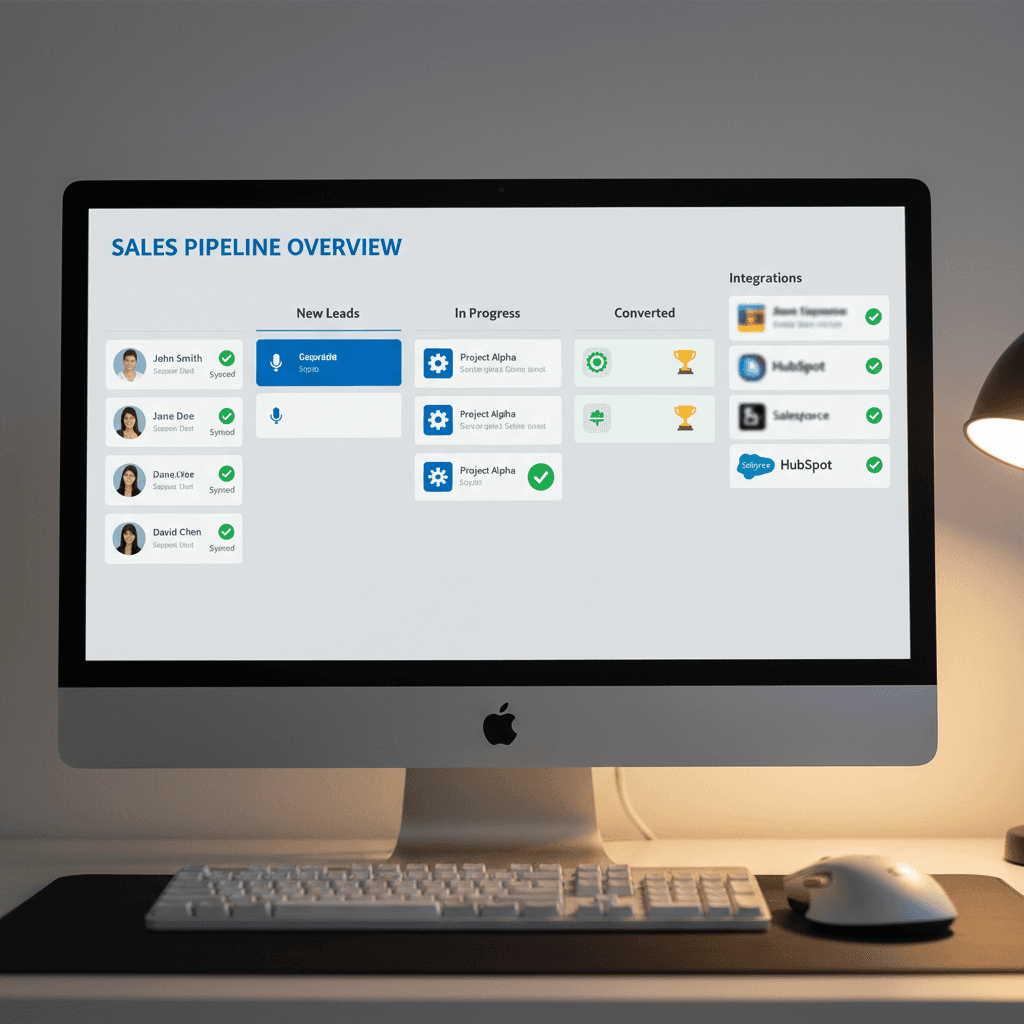 CRM lead integration and data synchronization
