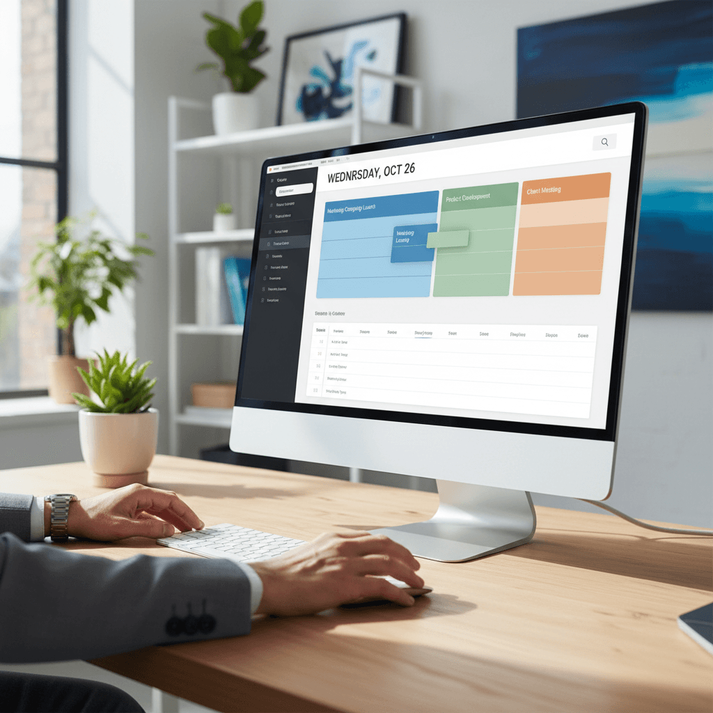 Appointment booking interface